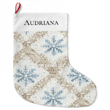 Blue Cream-julen Snöflingor