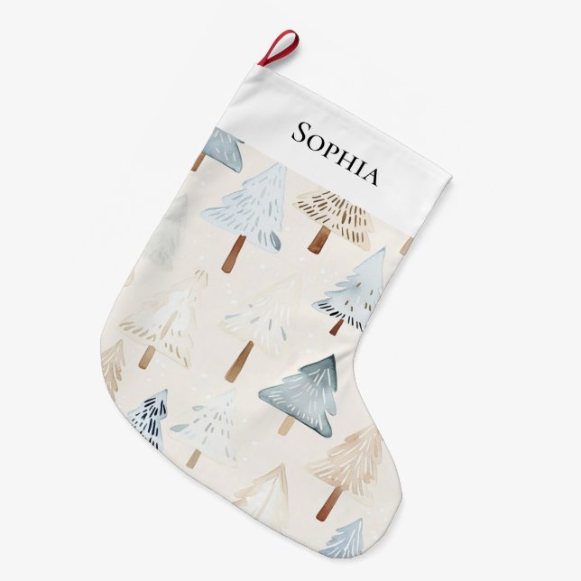 Blue Cream Mysigt Julgranar Stor Julstrumpa (Framsidan (Hängande))