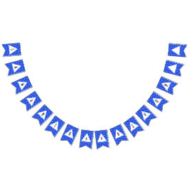 Blue Crocus Bröllop Vimplar