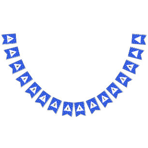 Blue Crocus Bröllop Vimplar