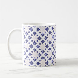 Blue Cross Pendant Pattern Kaffemugg