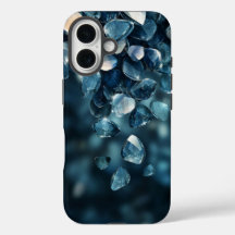 Blue Crystal Aesthetic Phone Case