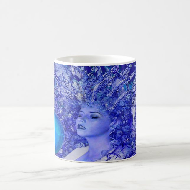 Blue Crystal Kaffemugg (Center)