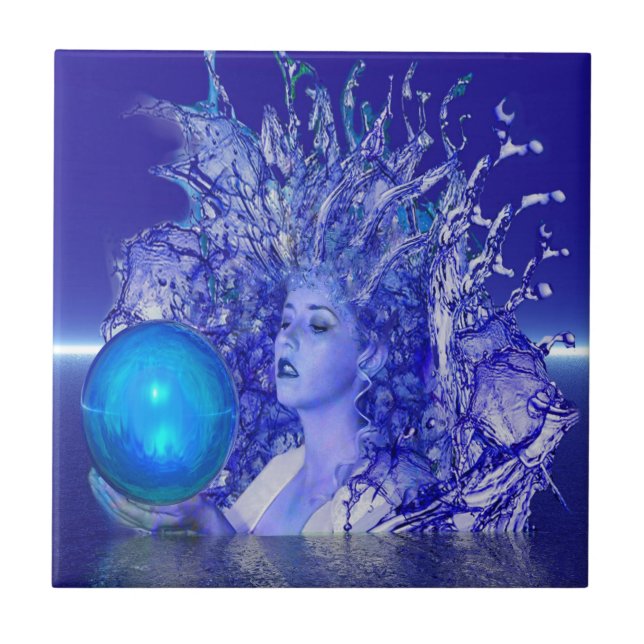 Blue Crystal Kakelplatta (Framsidan)