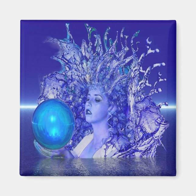 Blue Crystal Magnet (Framsidan)