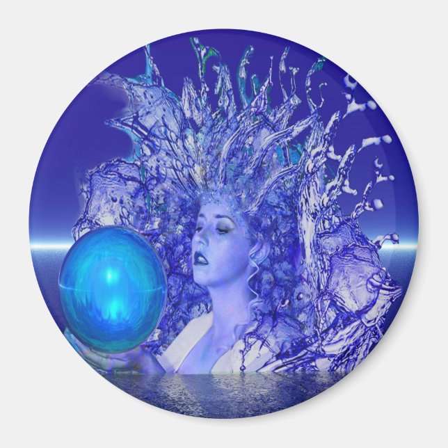 Blue Crystal Magnet (Framsidan)