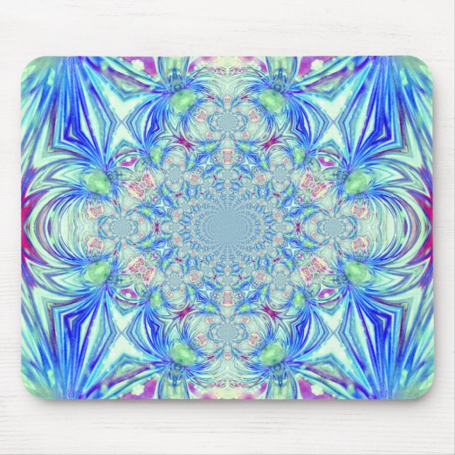 Blue Crystal Mousepad Musmatta (Framsidan)