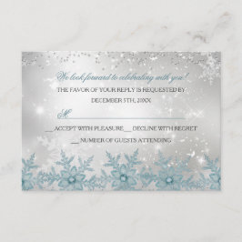 Blue Crystal Snowflake-OSAN i Party OSA Kort