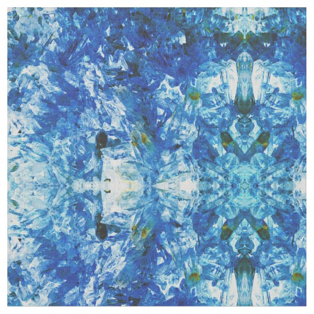 Blue Crystals Tyg (Närbild)