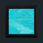 Blue Cuba Karta Minnesask<br><div class="desc">Blue Cuba Karta . Konstnär: Vision Studio. Bild-ID: 146657Z.</div>