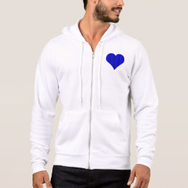 Blue Cute Heart-Logotypen T Shirt