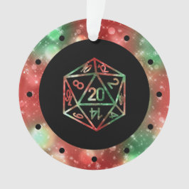 Blue D20 Crit | RPG Fantasy Tabletop Gamer Dice