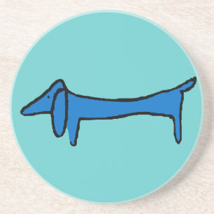 Blue Dachshund-Hund Underlägg