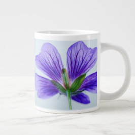 Blue Daisy Kopp Jumbo Mugg