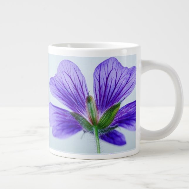 Blue Daisy Kopp Jumbo Mugg (Höger)
