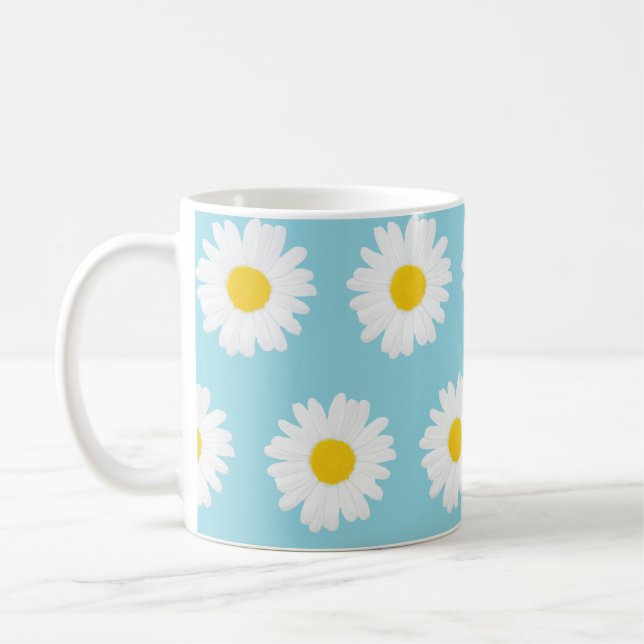 Blue Daisy Mug Kaffemugg (Vänster)