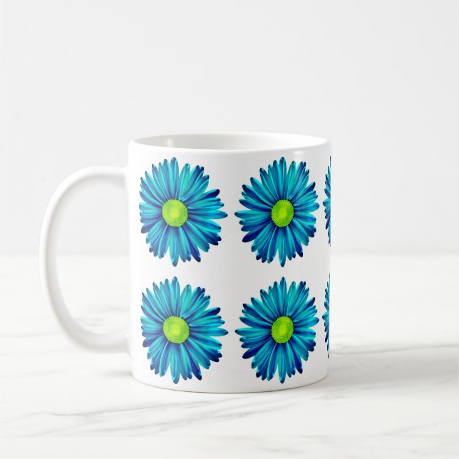 Blue Daisy Mugg (Vänster)