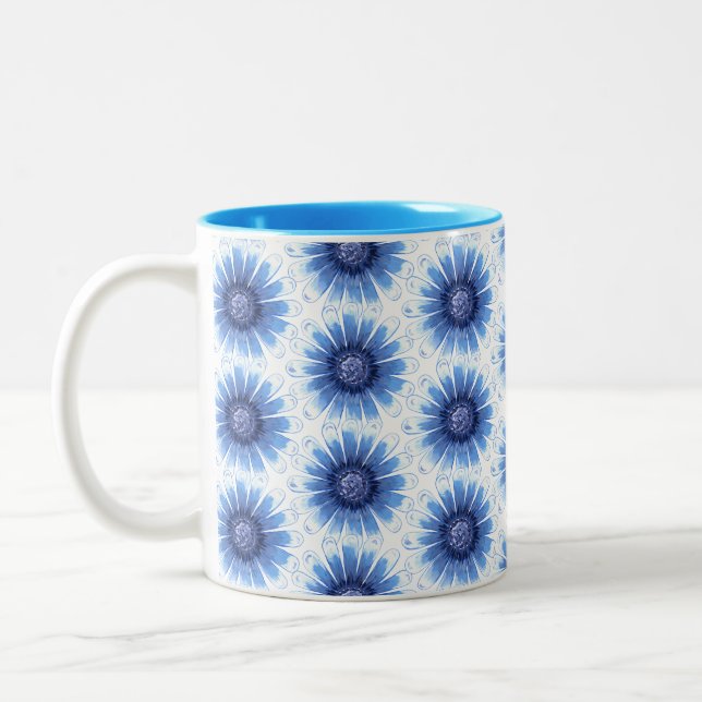 Blue Daisy Mugg (Vänster)
