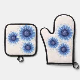 Blue Daisy Pot Holder