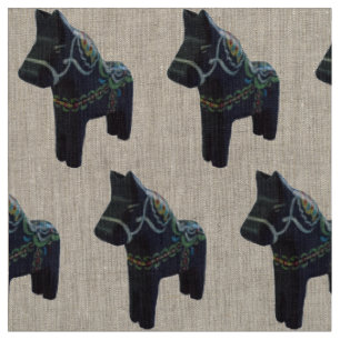 Blue Dala Fabric Tyg