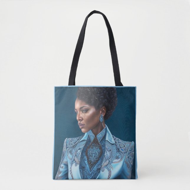 Blue Dam 3 Tote Bag Tygkasse (Framsida)