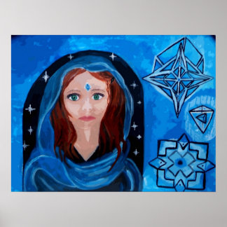 Blue Dam Dream Poster