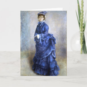 Blue Dam Parisienne Renoir Impressionist Paint Kort