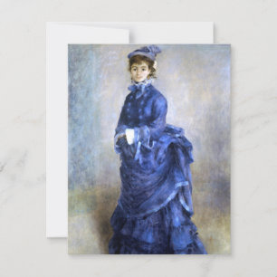 Blue Dam Parisienne Renoir Impressionist Paint Kort