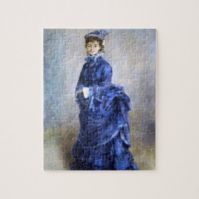 Blue Dam Parisienne Renoir Impressionist Paint Pussel (Vertikal)