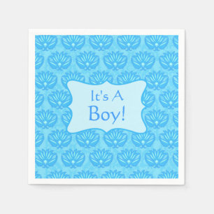 Blue Damask Baby, ett meddelande från pojken Pappersservett