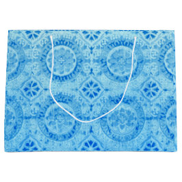 Blue Damask Gift-säck