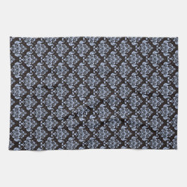 Blue Damask Kitchen Towel Kökshandduk