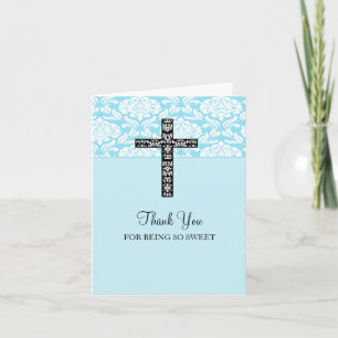 Blue Damask Kor Boys Tack Kort