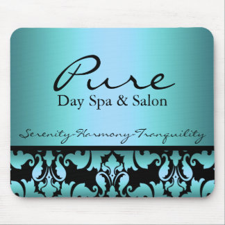 Blue Damask Mousepad Musmatta