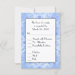 Blue Damask OSA with Menu Choice