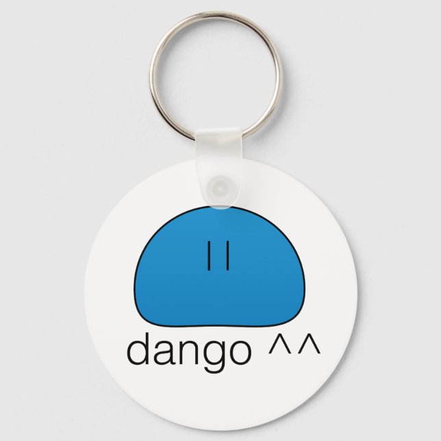 Blue Dango Keychain Nyckelring (Framsida)