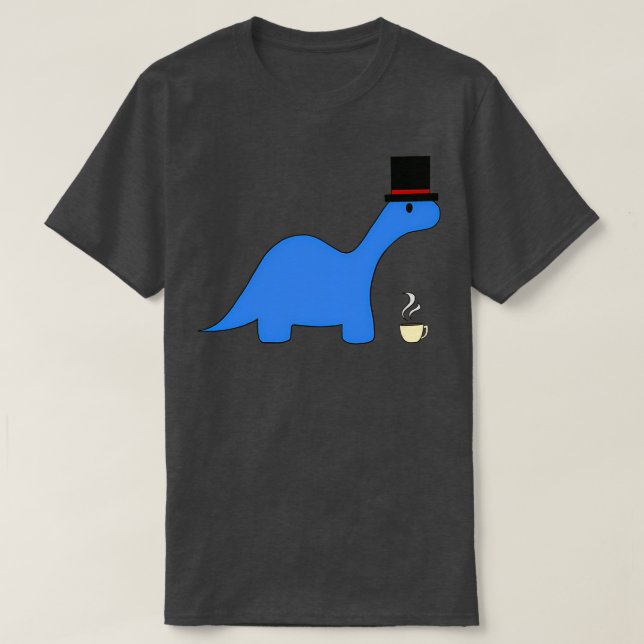 Blue Dapper Dino T Shirt (Design framsida)