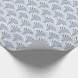 Blue Deco Fläkt Mönster Presentpapper<br><div class="desc">Ett medelblått deco fläkt mönster för det vackra paket som kostym ett stort antal tillfälle.</div>