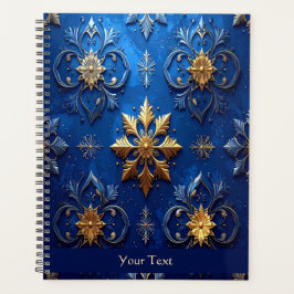 Blue Decorative Holiday Planner