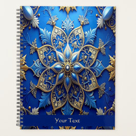 Blue Decorative Holiday Planner
