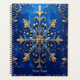 Blue Decorative Holiday Planner