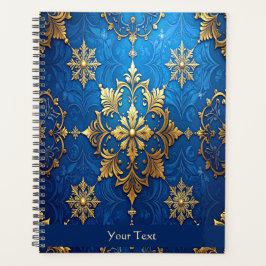 Blue Decorative Holiday Planner