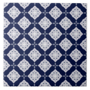 Blue Decorative portuguese azulejo tile Kakelplatta