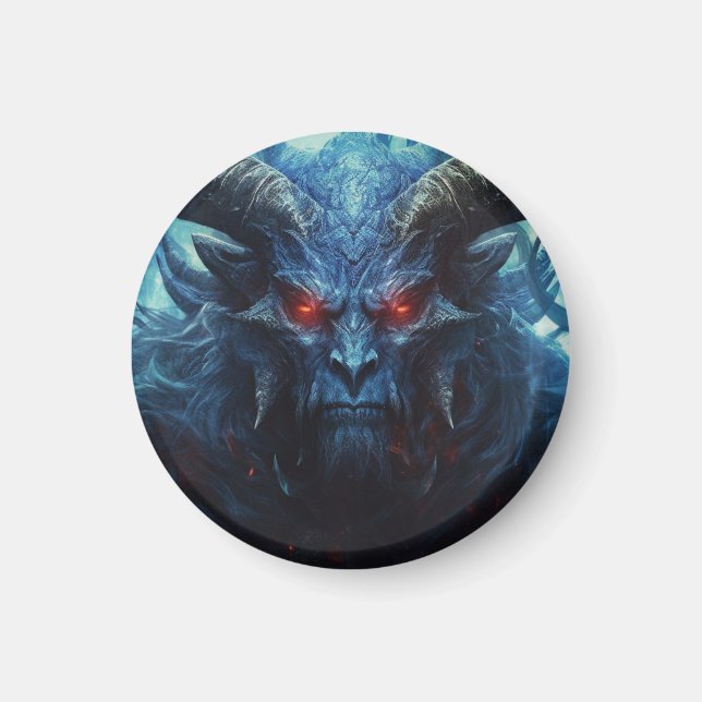Blue demon magnet (Framsidan)