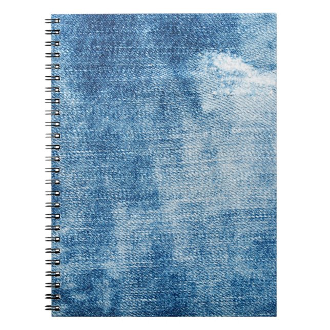 Blue denim jeans struktur anteckningsbok (Framsidan)