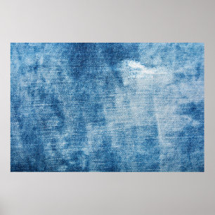 Blue denim jeans struktur poster
