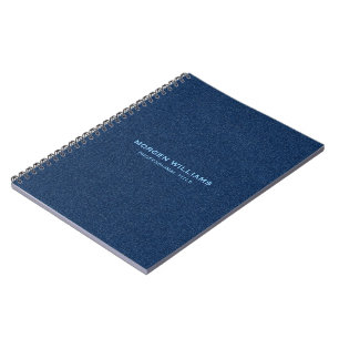 Blue Denim Struktur Anteckningsbok