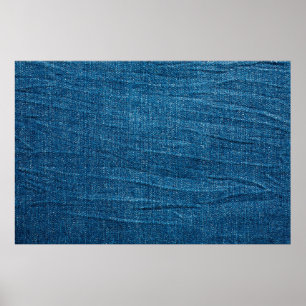 Blue denim struktur, Bluejeans struktur Poster