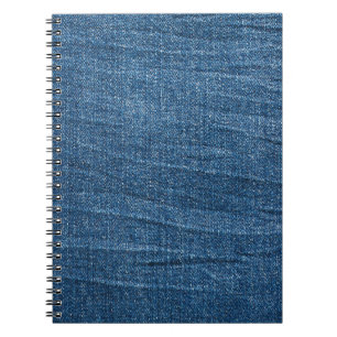 Blue Denim Struktur: Klassiska Jeans. Anteckningsbok
