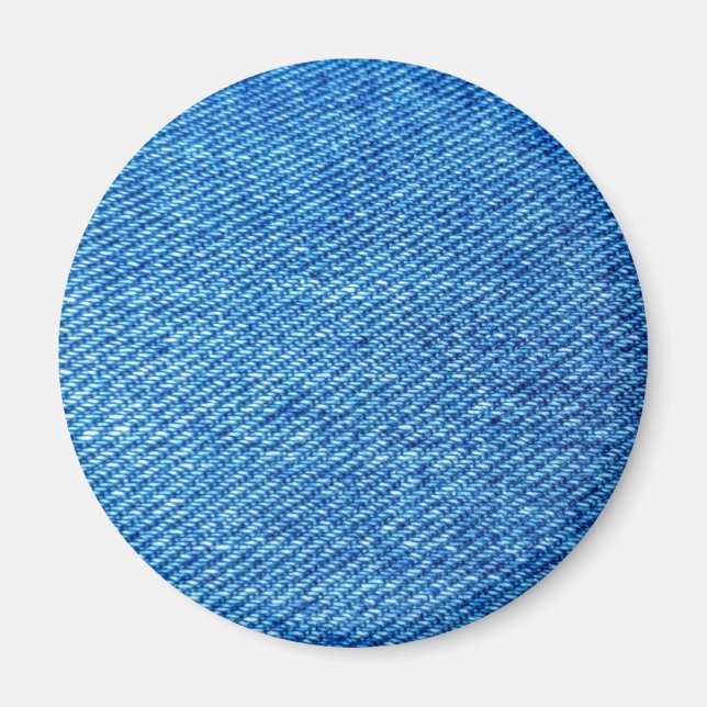 Blue Denim Struktur Magnet (Framsidan)